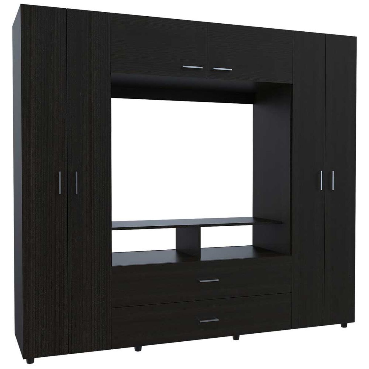 Clóset TV TuHome Manila 6 Puertas 2 Cajones