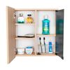 Botiqu&iacute;n con Espejo TuHome Miro 2 Puertas Rovere