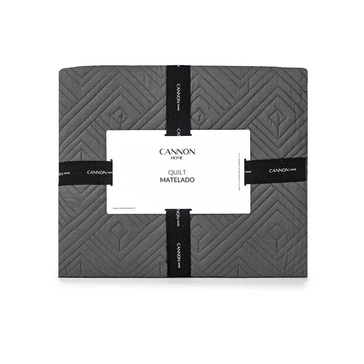 Quilt Cannon Matelado King Gris