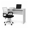 Combo Oficina Escritorio Blanco + Silla New York Negra y Blanca Arthome