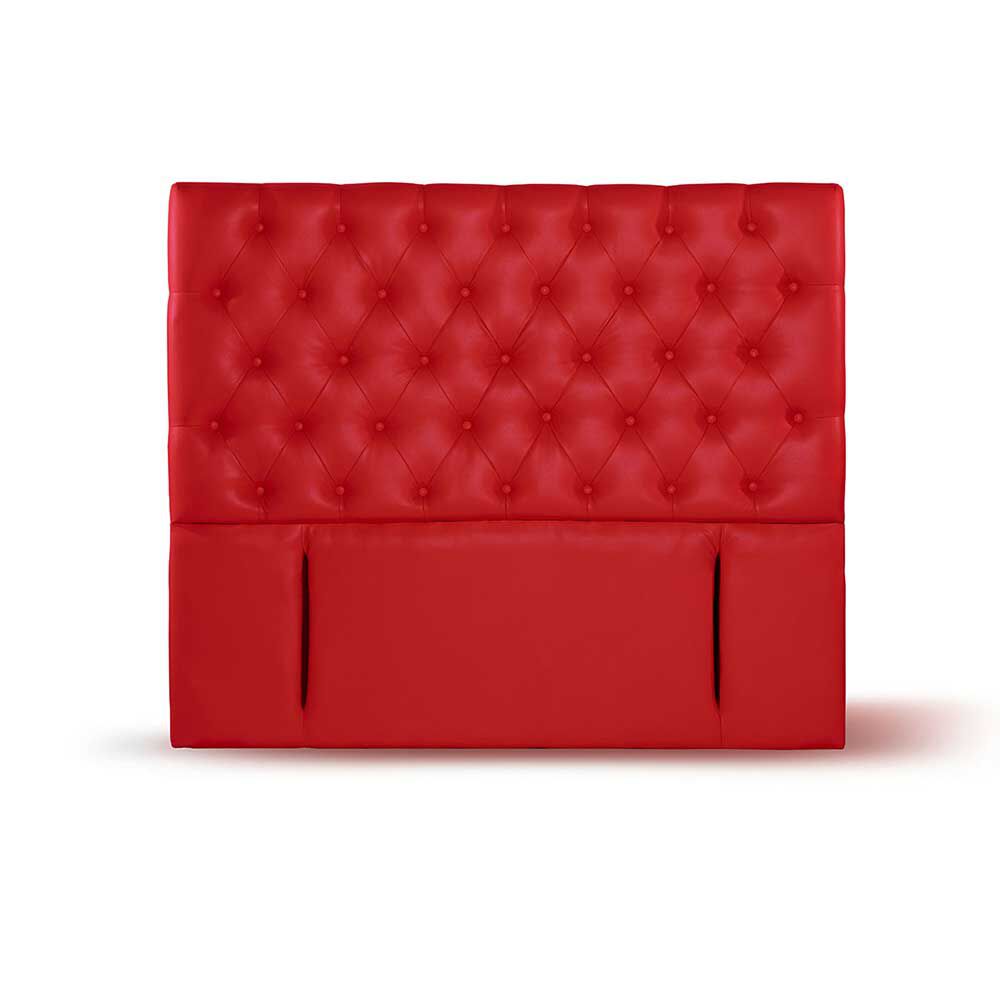 Respaldo Latam Home King Florencia PU Rojo