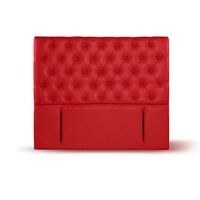 Respaldo Latam Home King Florencia PU Rojo