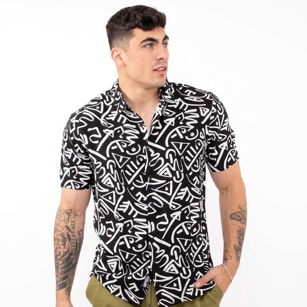 Camisa Manga Corta Hombre Icono