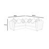 Seccional Almore Alemania 5 Cuerpos Beige Caf&eacute;