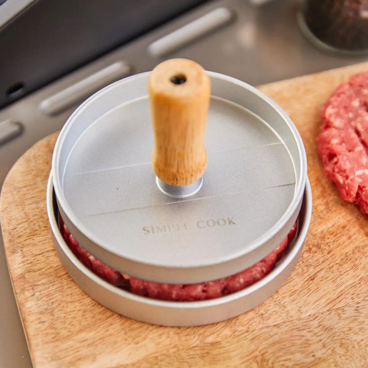 Prensador de Hamburguesas Simple Cook Smokky