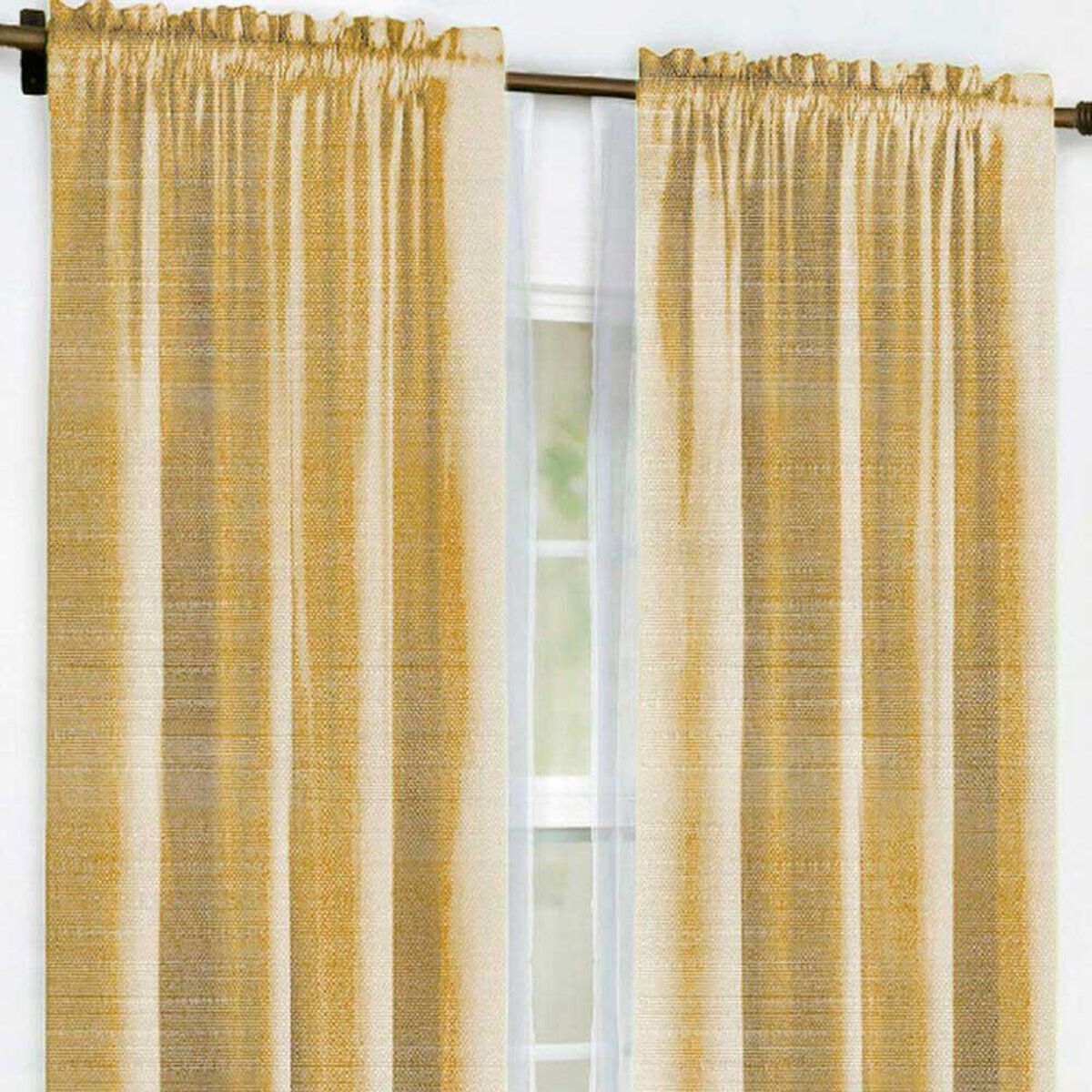 Combo Cortinas Doral Agatha 220 x 140 cm Maiz