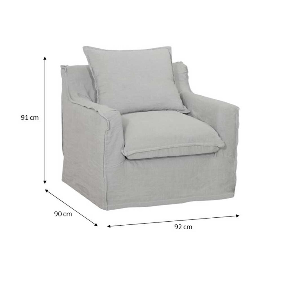 Sillón Innovamuebles Fontana Grafito