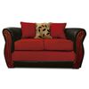 Juego de Living Elegant Detail Girona Sofá 3 Cuerpos + Sofá 2 Cuerpos Rojo