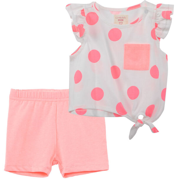 Conjunto Short+Polera Chess Baby
