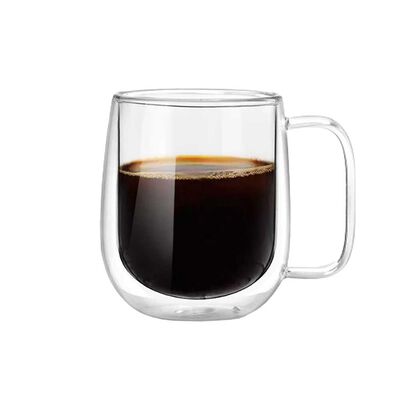 Imagen 2 del producto Taza Mug de Vidrio Doble Pared Simplit 300 ml