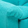 Juego de Living Cabsur Galicia Sof&aacute; 3 Cuerpos + Sof&aacute; 2 Cuerpos Chenille Turquesa