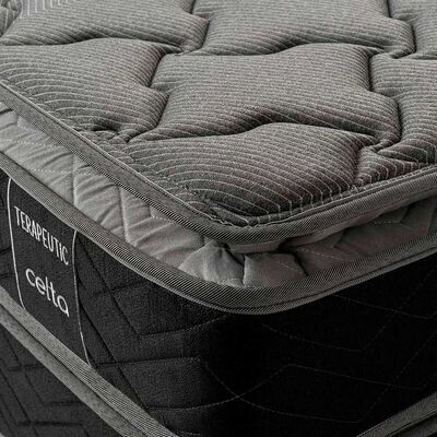 Imagen 2 del producto Cama Europea Celta 2 Plazas Terapeutic + Respaldo + 2 Veladores Villarreal