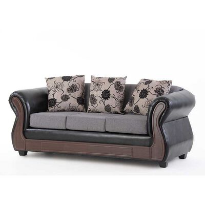 Imagen 2 del producto Sofá Kea Rapsodia PU 3 Cuerpos Negro