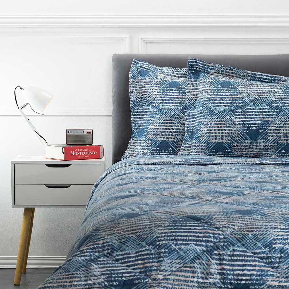 Plum&oacute;n Estampado Casanova 2 Plazas Ikat