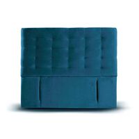 Respaldo Latam Home King Napoles Tela Velvet Azul