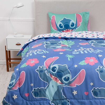 Plumón Infantil Disney 1,5 Plazas I Love Stitch