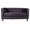 Sof&aacute; Tela Velvet Latam Home Brescia 2 Cuerpos