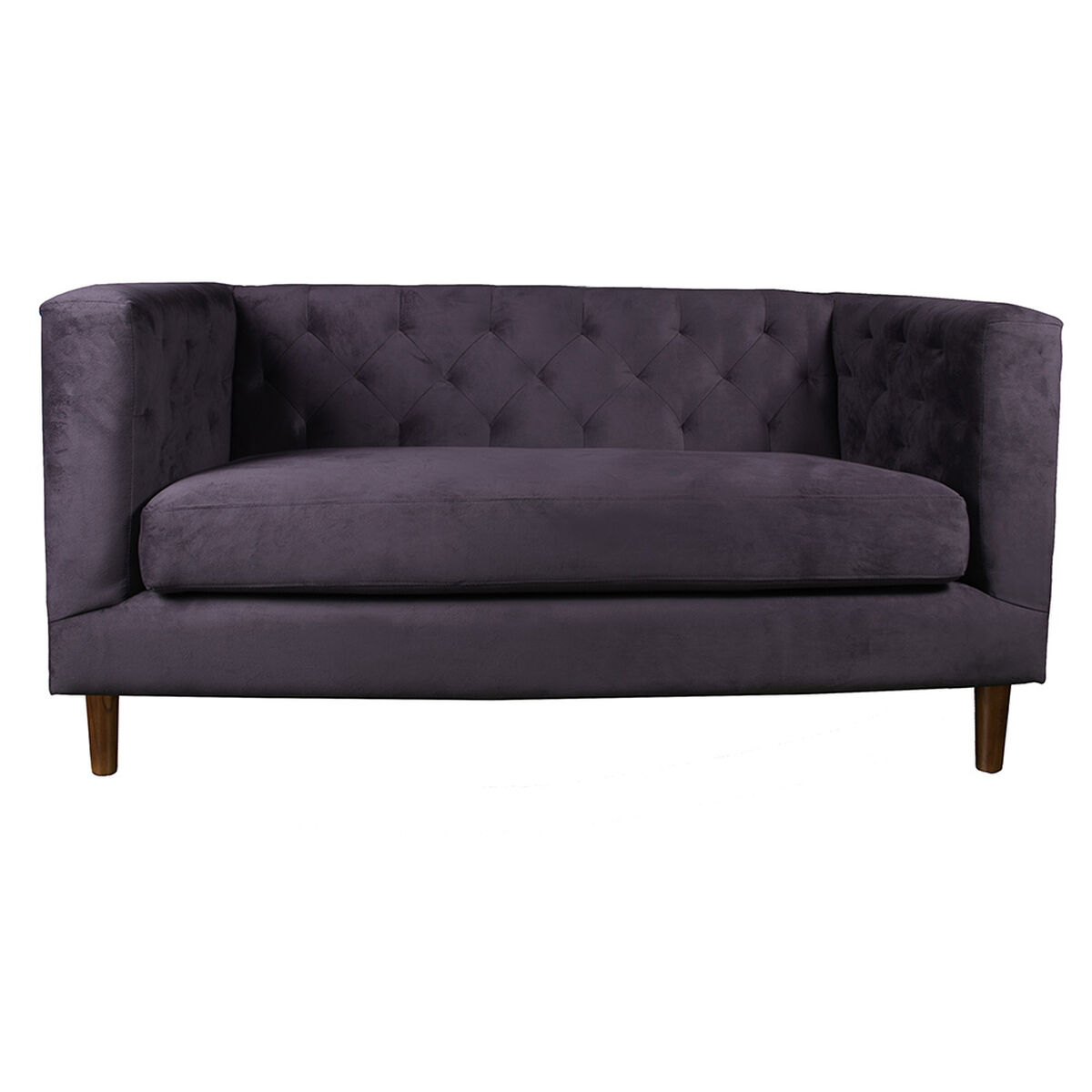 Sof&aacute; Tela Velvet Latam Home Brescia 2 Cuerpos