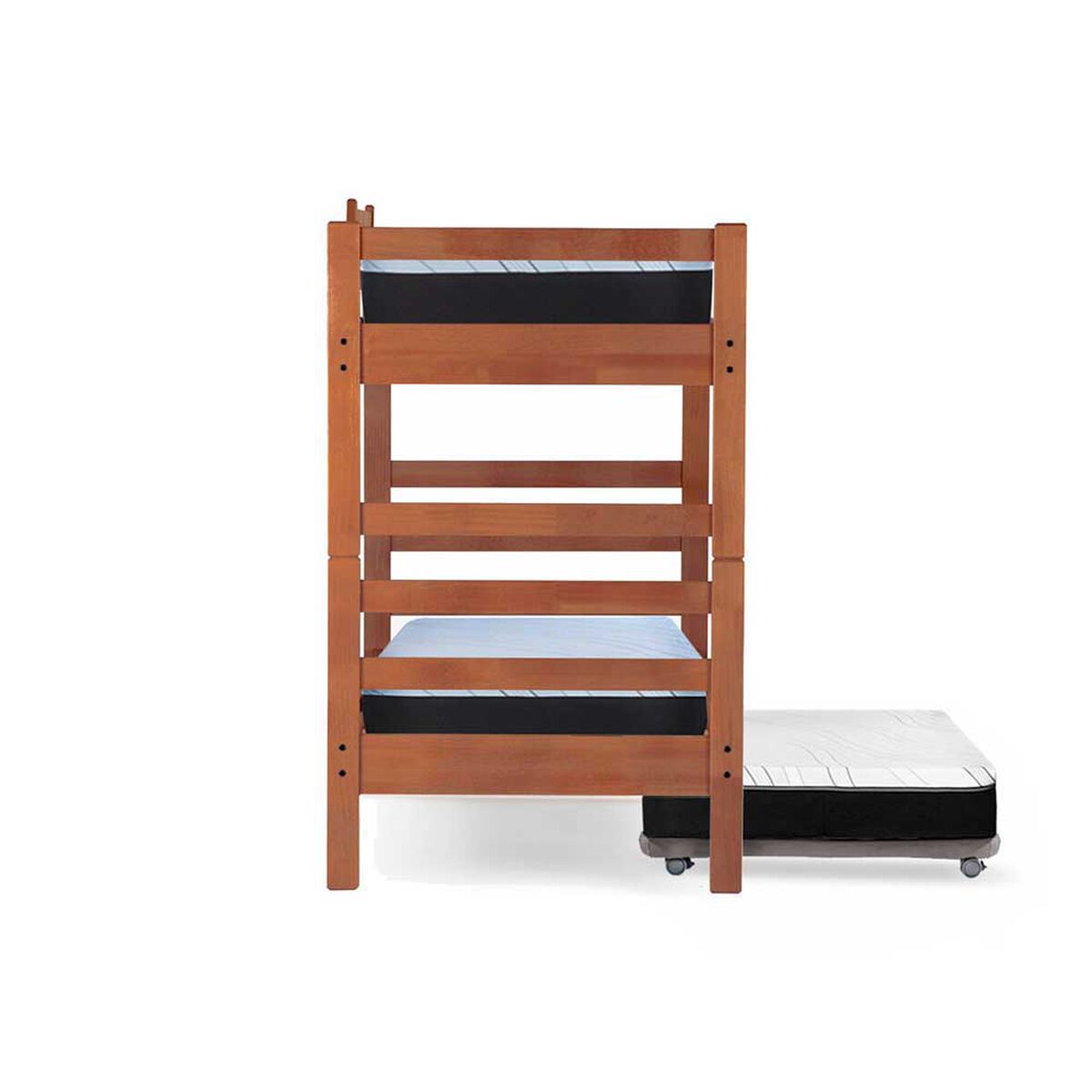 Camarote Triple Latam Home 1 Plaza Zen + Colchón Top Foam Gris