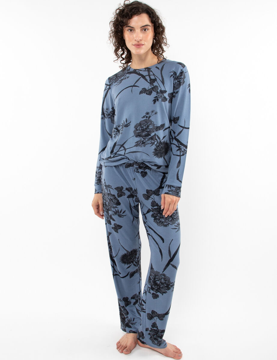 Pijama Flores Mujer Portman Club