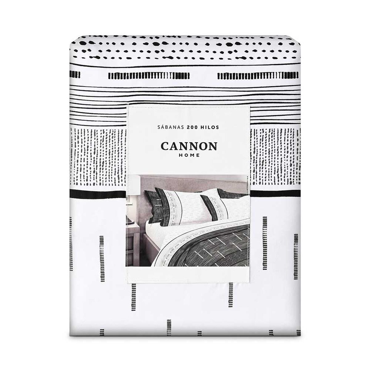Juego de Sábanas Estampado Cannon 200 Hilos King Hempton