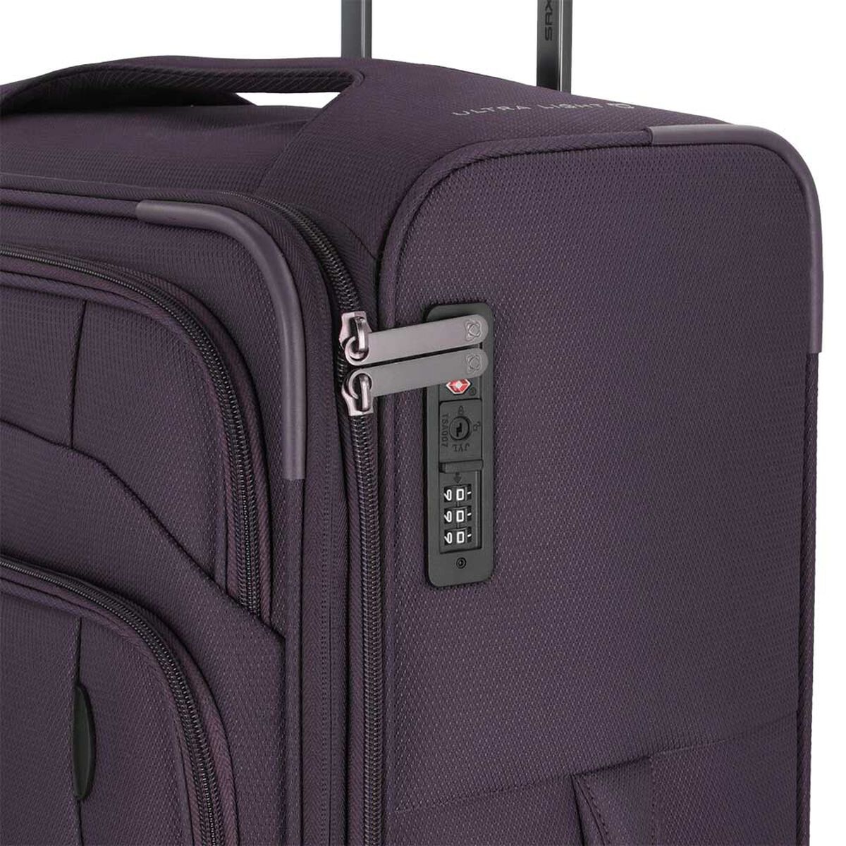 Maleta Saxoline Airshock 4SX Púrpura 107 lt L
