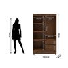 Closet Vekkahome Americano 4 Puertas 2 Cajones Caf&eacute;