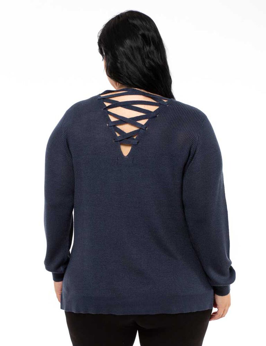 Sweater Cuello V Mujer Extralindas