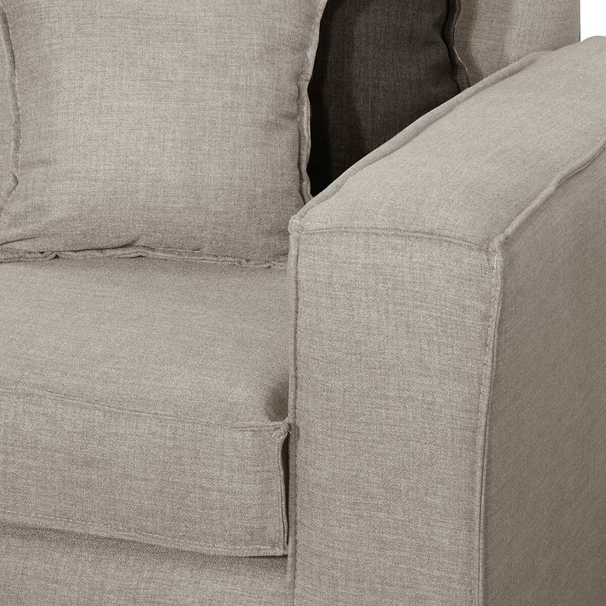 Sofá Black Factory Berta 3 Cuerpos Beige