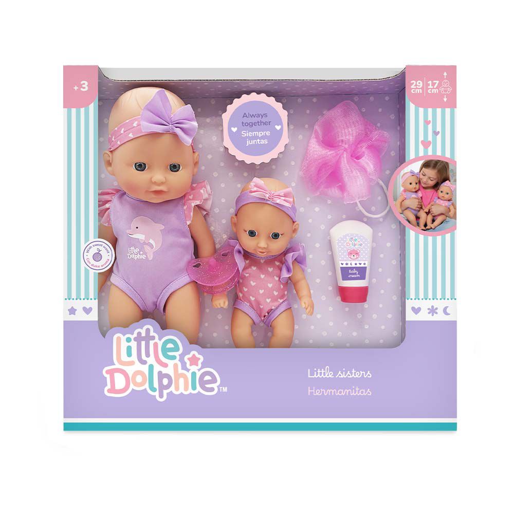 Muñecas Hermanitas Diseños Surtidos Little Dolphie