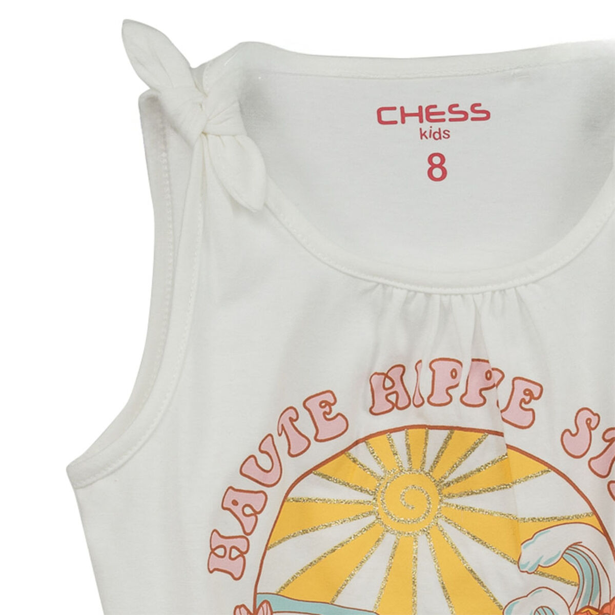 Polera sin Mangas Niña Chess