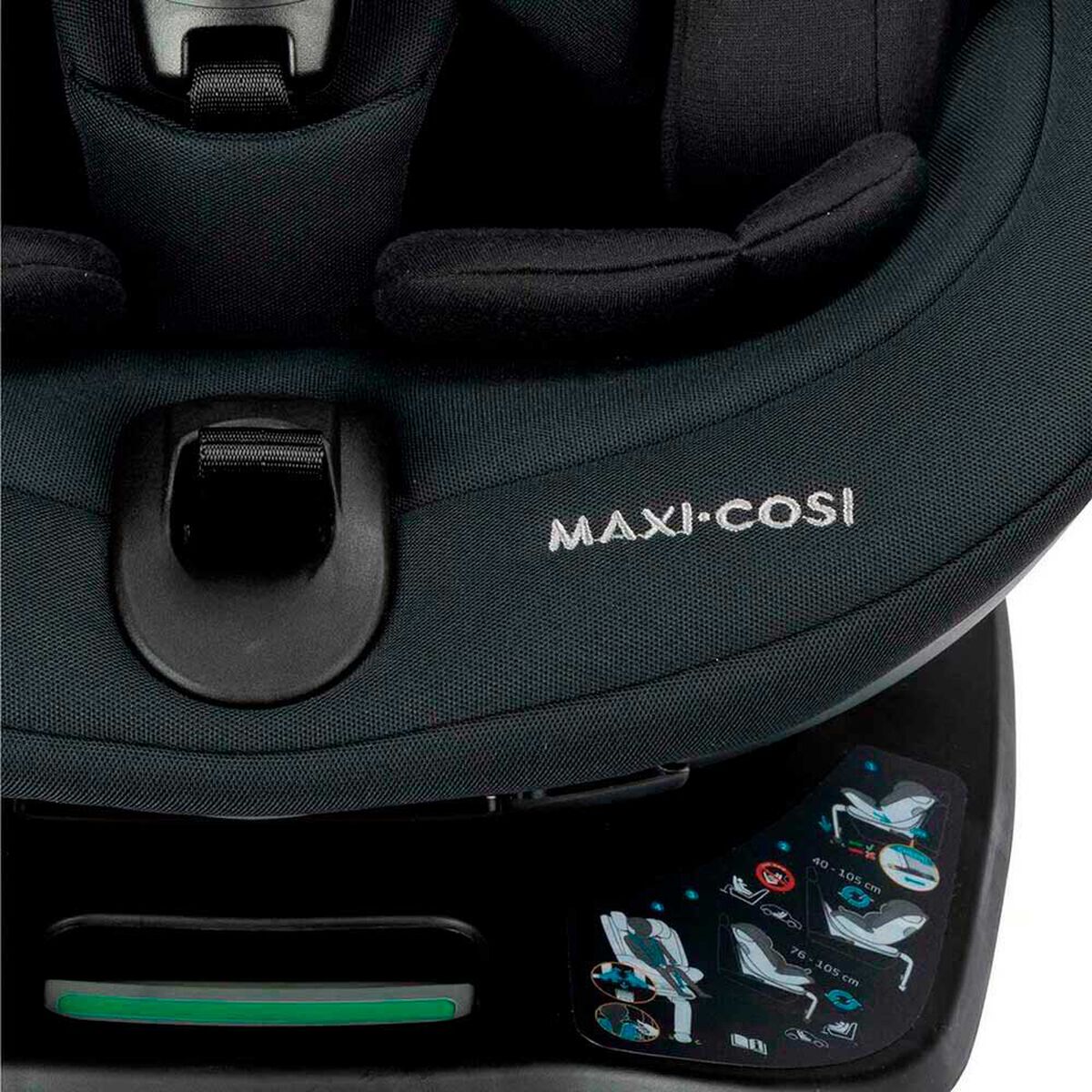 Silla Auto Convertible Spinel 360&deg; Plus O12 Authentic Black Maxi-Cosi