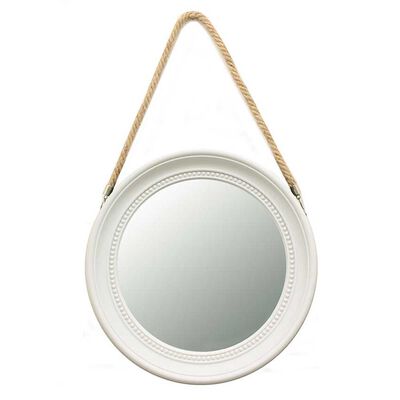 Imagen 1 del producto Espejo Plástico Vgo para Colgar con Soga Circular 33 cm Blanco