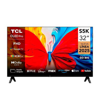 Imagen 1 del producto Smart TV QLED 32"" TCL FHD Google TV S5K