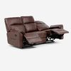 Sof&aacute; Reclinable Rosen Tolosa 3 Cuerpos Marr&oacute;n