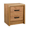 Cama Europea Celta Copper Black 2 Plazas + Respaldo + Veladores Concept