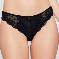 Calzón Colaless Mujer Intime Negro, Ivory, Rosado