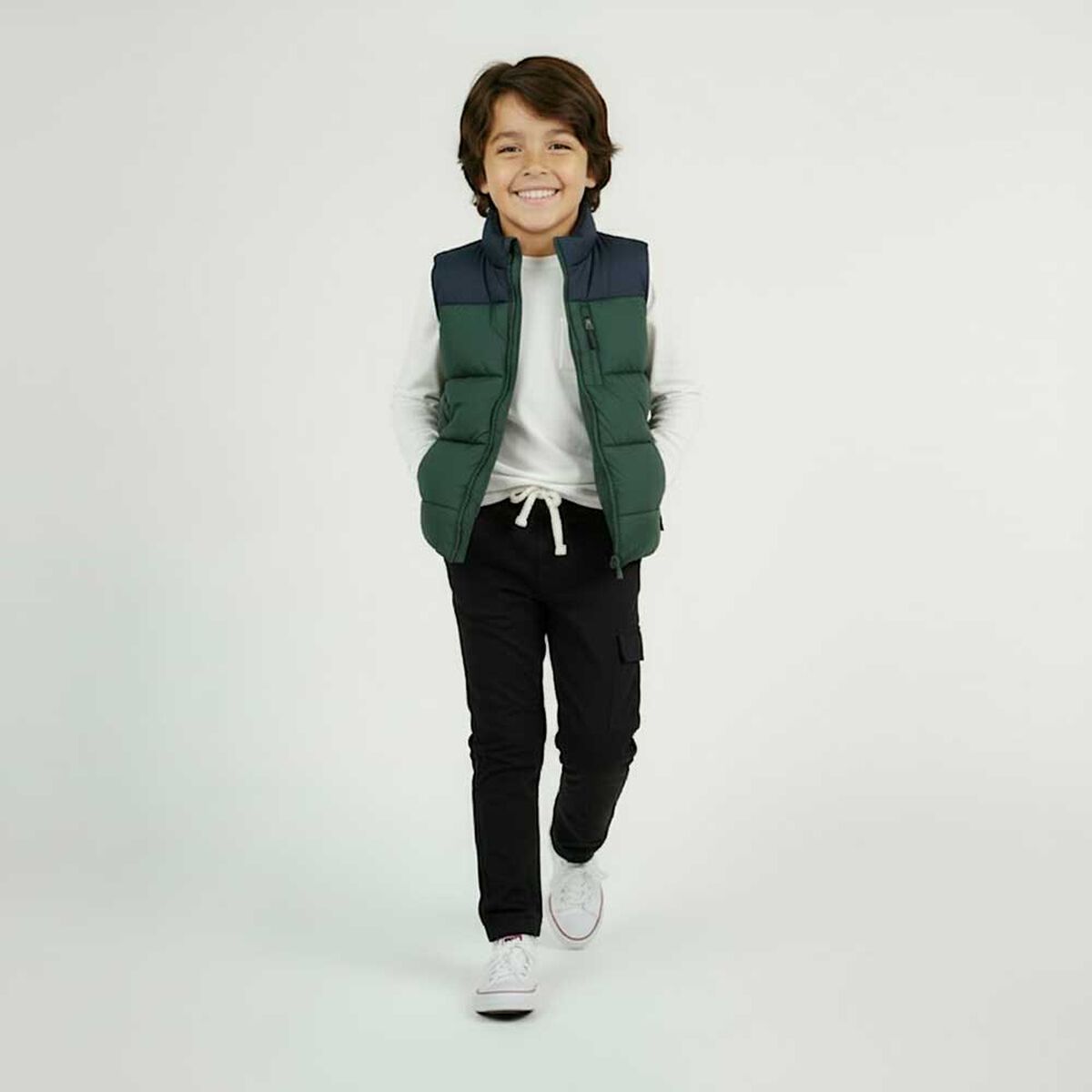 Pantal&oacute;n Cintura Ajustable de Algod&oacute;n Ni&ntilde;o Chess