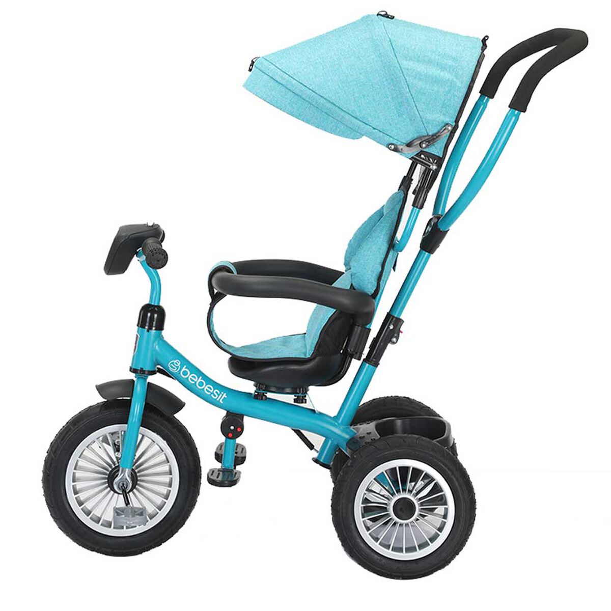 Triciclo Paseo Infantil Verde Bebesit