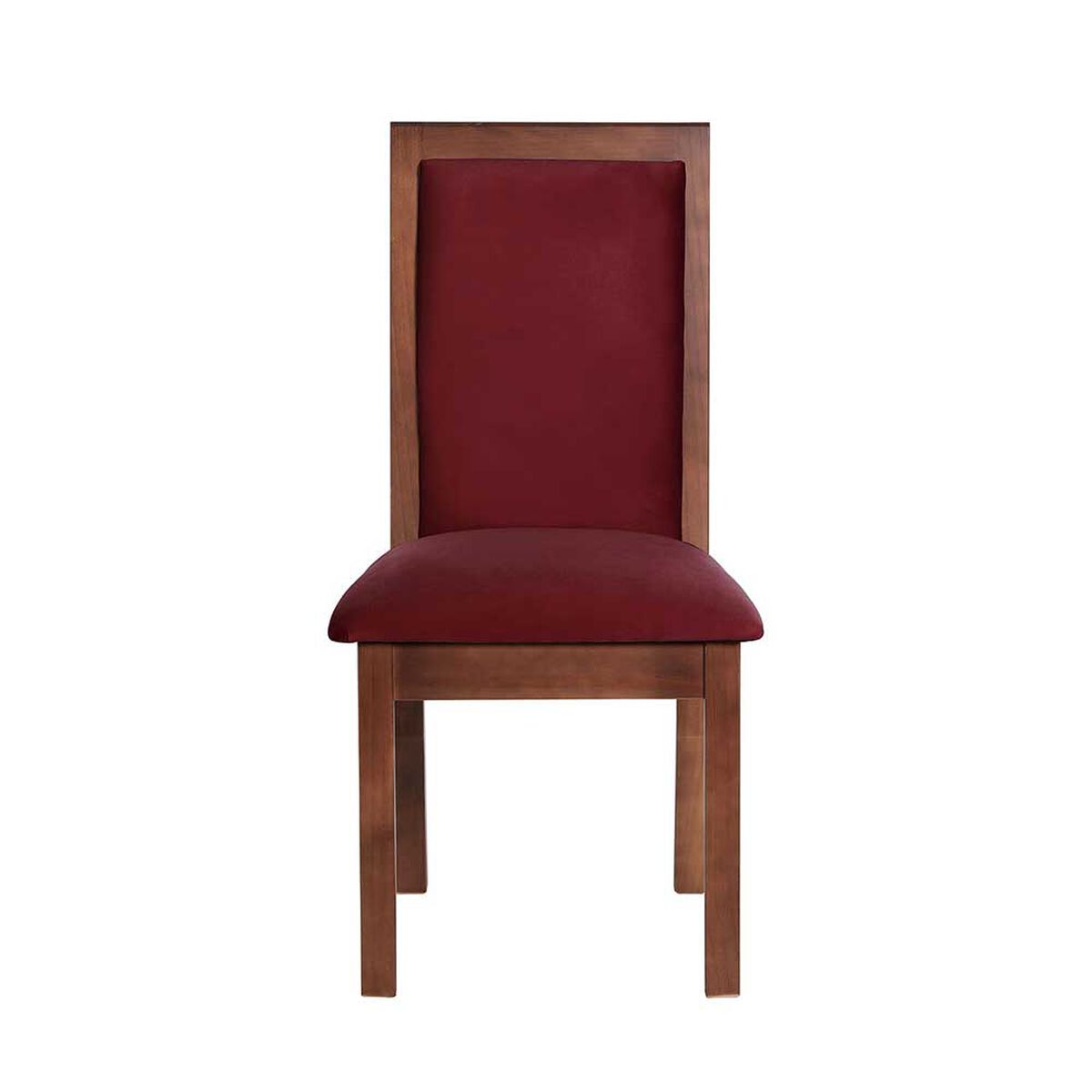 Juego de Comedor Latam Home Pamplona Burgos 6 Sillas Cuero Caf&eacute; Moro