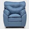Juego de Living Almore Belén Sofá 2 Cuerpos + Dos Sillones 1 Cuerpo Azul