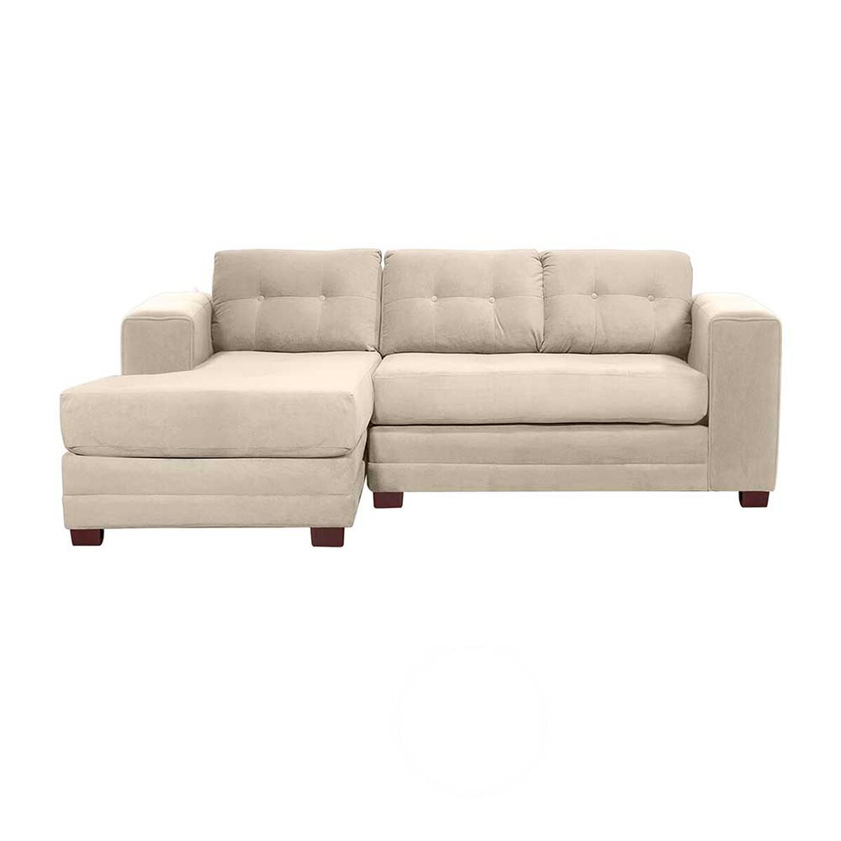 Sof&aacute; Seccional Izquierdo Living Factory Roma 3 Cuerpos Beige