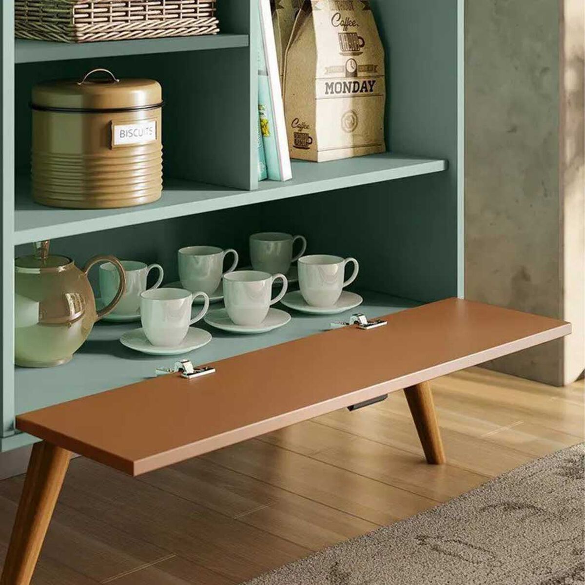 Mueble de Cocina Onessta Rubi 1 Puertas Menta