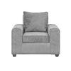 Juego de Living Innovamuebles Kahlo Sofá 3 Cuerpos + Dos Sillones 1 Cuerpo Gris