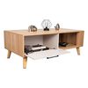 Mesa De Centro TuHome Vance Capri y Fresno Europeo