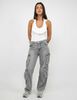 Jeans Cintura Ajustable Wide Leg Mujer Icono