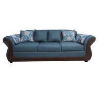 Sofá Almore Irlanda 3 Cuerpos Azul