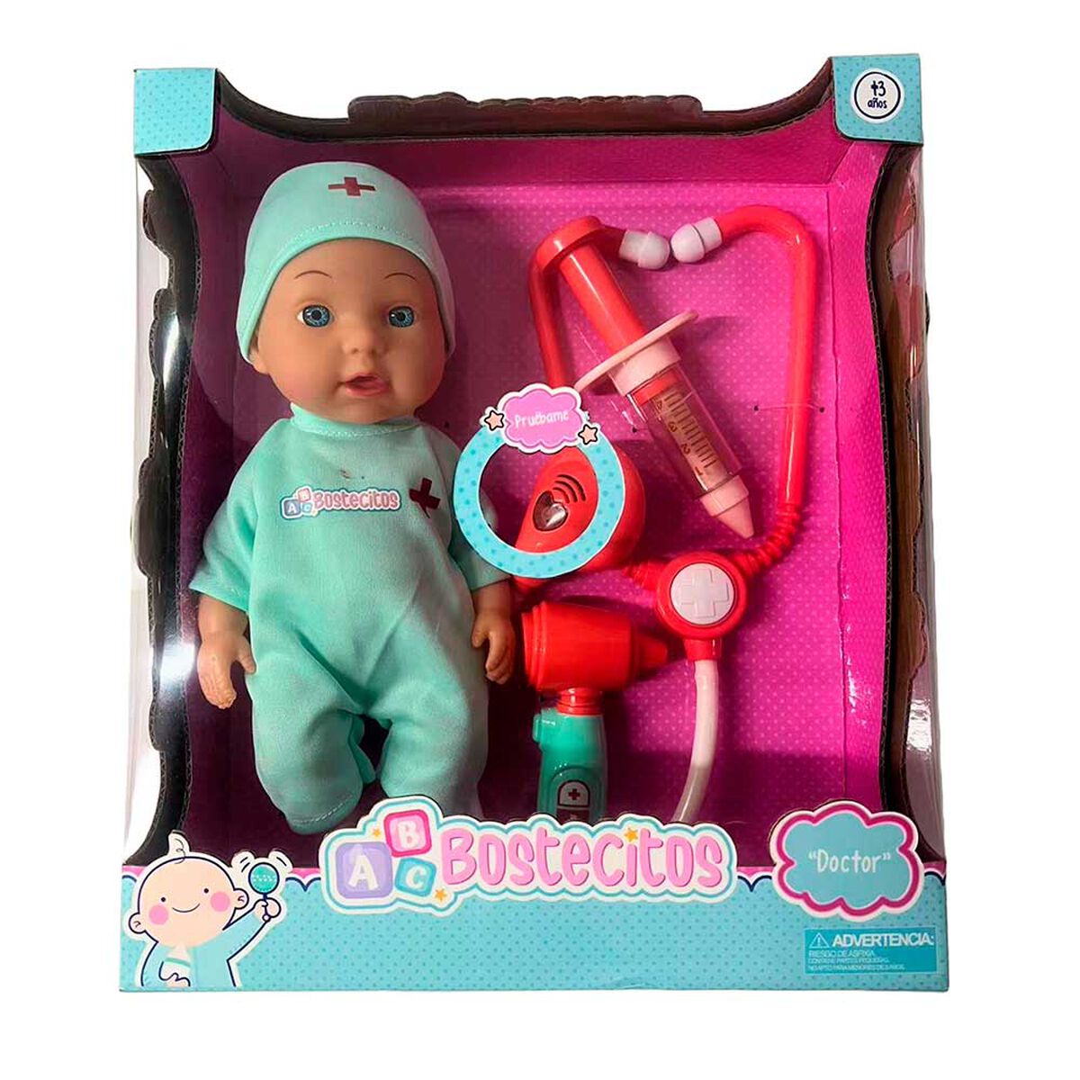 Muñeca Bostecitos Doctor con Accesorios