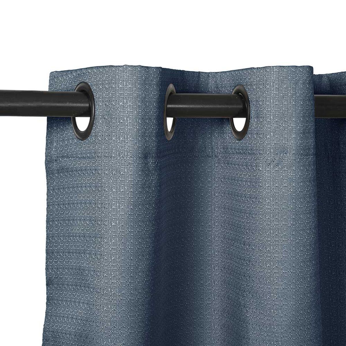 Set de Cortinas Blackout Mashini Regata Argolla 220 x 140 cm Azul