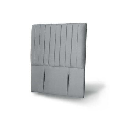 Imagen 2 del producto Respaldo Latam Home 1 Plaza Sorrento Tela Velvet Gris